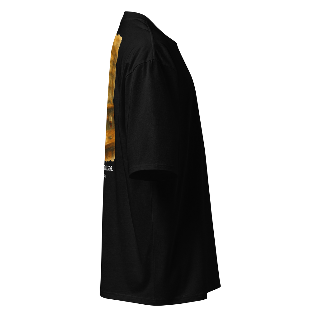 darts oversized graphic tee